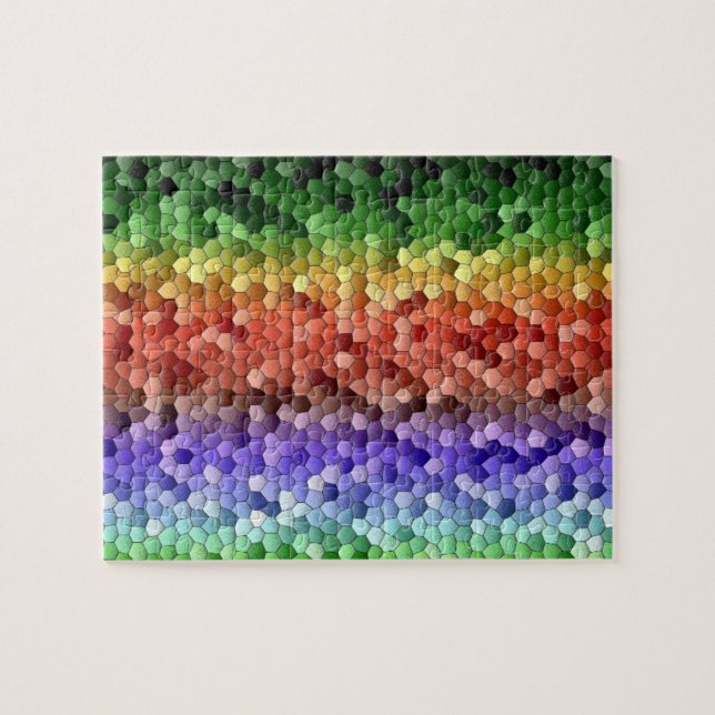 Puzzle Mosaïque arc-en-ciel (Horizontal)