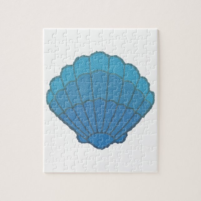 Puzzle Mosaïque Blue Seashell (Vertical)