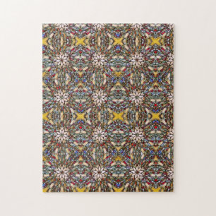 Puzzle Mosaïque colorée de la vitre