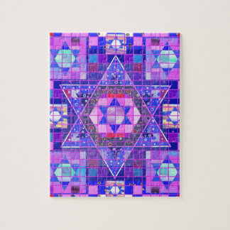 Puzzle Mosaïque d'étoile de David