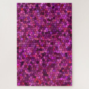 Puzzle Mosaïque Rose Violet 