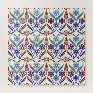 Puzzle Mosaïque turque : Motif coloré sans couture