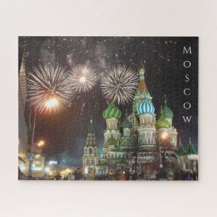 Puzzle moscou carré rouge