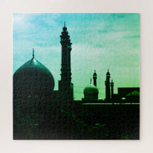 Puzzle Mosquée de Fatima de Qom en Iran vintage