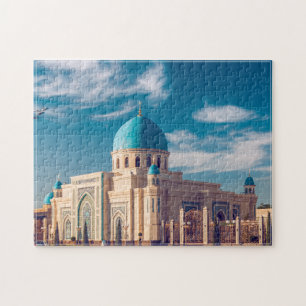 Puzzle Mosquée ornée d'Ouzbékistan Dôme Turquoise