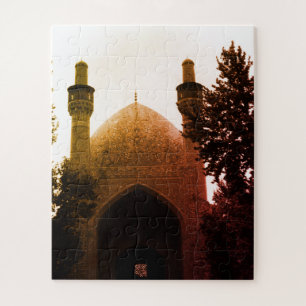 Puzzle Mosquée royale d'Ispahan en Iran vintage