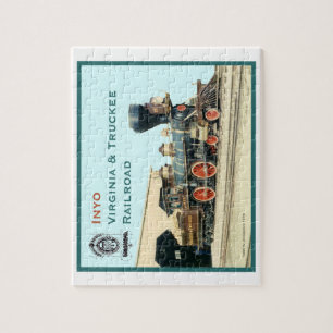 puzzle - moteur Inyo de chemin de fer de V&T