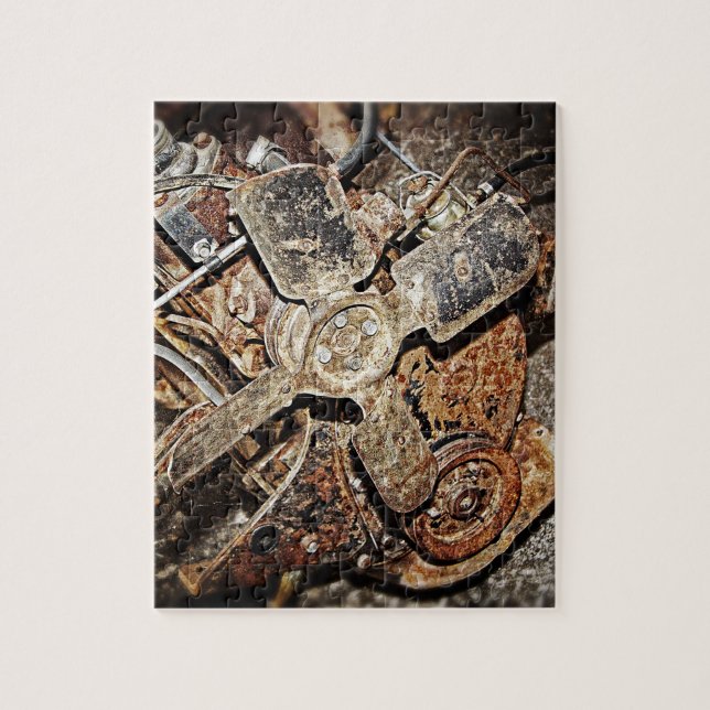 Puzzle Moteur vintage (Vertical)