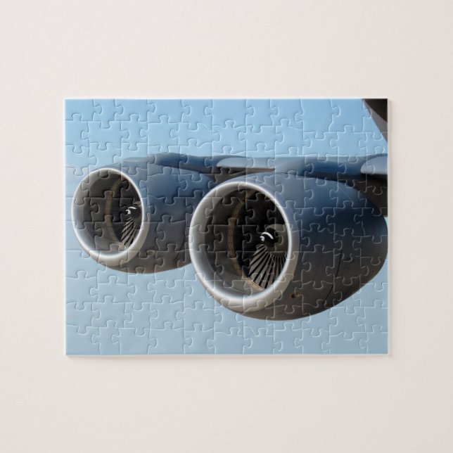 Puzzle Moteurs à double jet dans le ciel bleu (Horizontal)