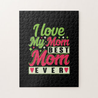 Puzzle Mother Gift I Love My Maman