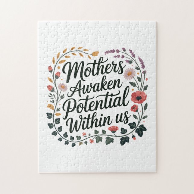 Puzzle Mothers Awaken Potential Within Us (Vertical)