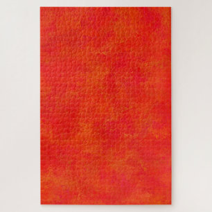 Puzzle Motif abstrait orange rouge