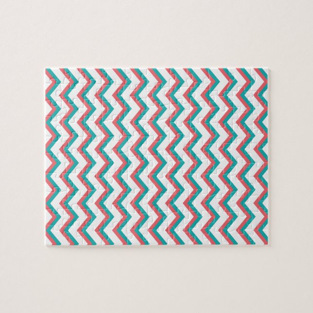 Puzzle Motif Chevron Sud-Ouest (Horizontal)