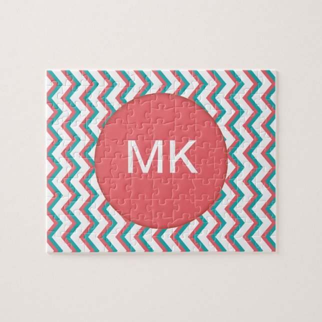 Puzzle Motif Chevron Sud-Ouest (Horizontal)