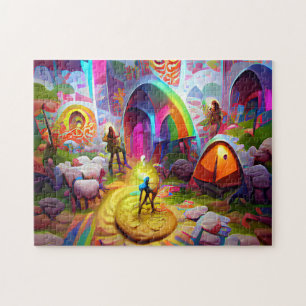 Puzzle motif créatif