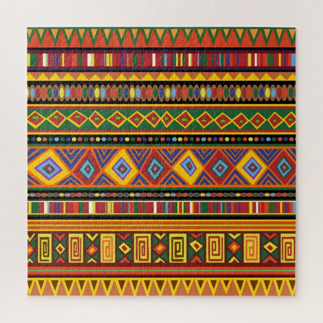 Puzzle Motif d'art ethnique en Afrique (Vertical)