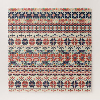 Puzzle Motif De Broderie Palestinienne : Beauté Tradition
