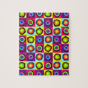 Puzzle Motif de cercles colorés
