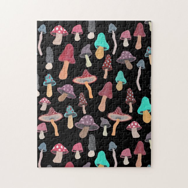 Puzzle Motif de champignons de champignons de champignons (Vertical)