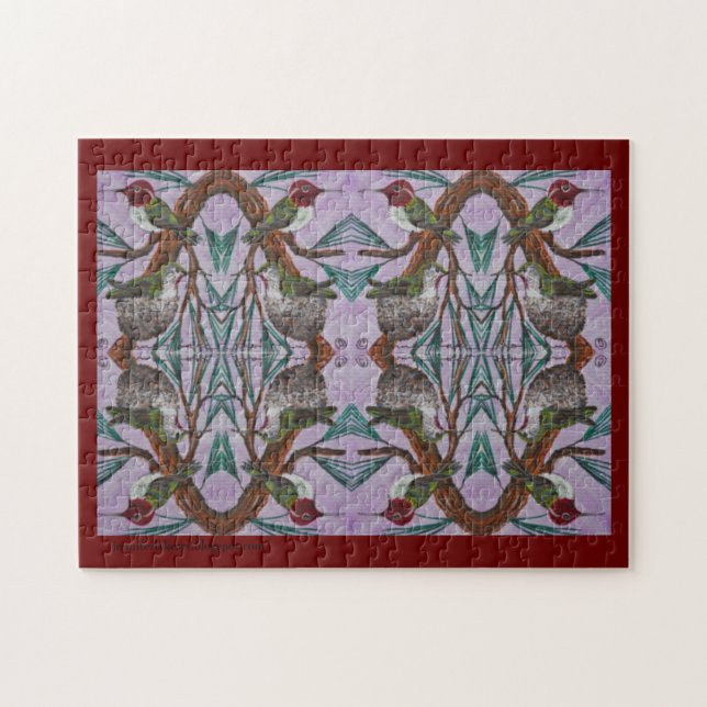 Puzzle Motif de colibri (Horizontal)