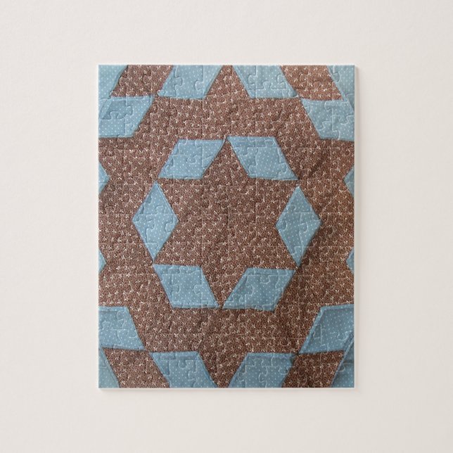 Puzzle Motif de courtepointe - Château (Vertical)