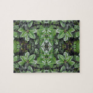 Puzzle Motif de feuille d'hévéa