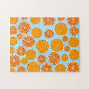 Puzzle Motif de fruits orange