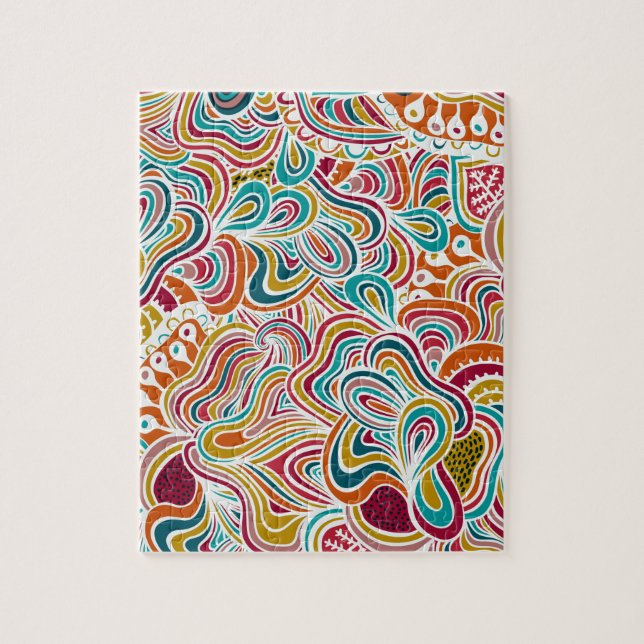 Puzzle Motif de gribouillage (Vertical)