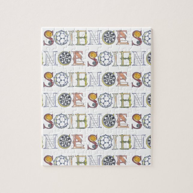 Puzzle Motif de la typographie scientifique (Vertical)