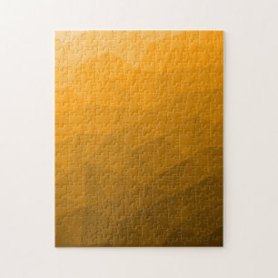 Puzzle Motif de maillage géométrique à dégradé orange