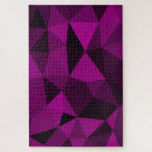 Motif de maille géométrique rose noir
