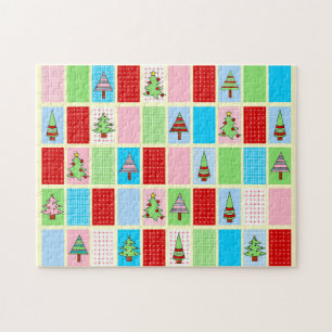 Puzzle Motif de Noël coloré