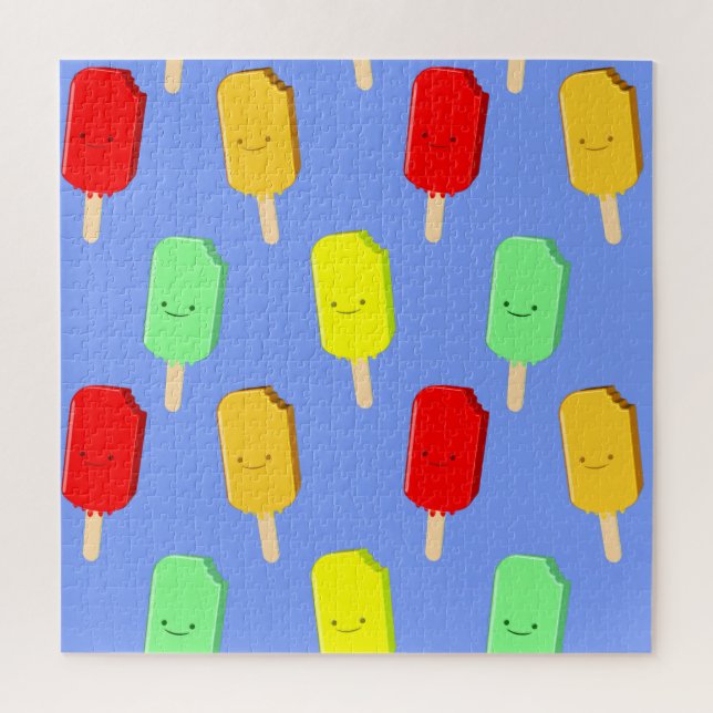 Puzzle Motif de pâte de glace de fruits (Vertical)