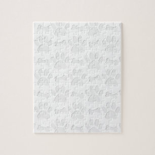 Puzzle Motif De Pâtes Et De Bones De Chien Coupé En Papie