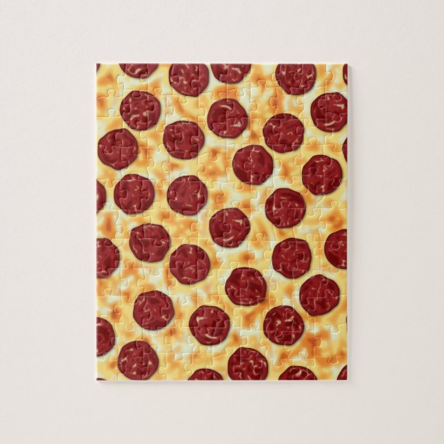 Puzzle Motif de pizza de pepperoni (Vertical)