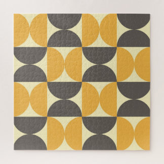 Puzzle Motif de style moderne et géométrique du milieu du