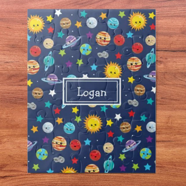 Puzzle Motif de système solaire pour enfants (Créateur téléchargé)