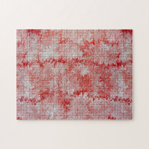 Puzzle Motif de tissage de rose turque