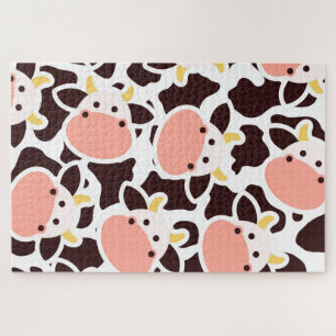 Puzzle Motif de vache mûre