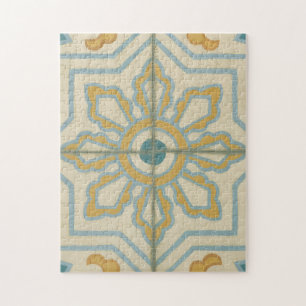 Puzzle Motif décoratif de tuile de Vieux Monde