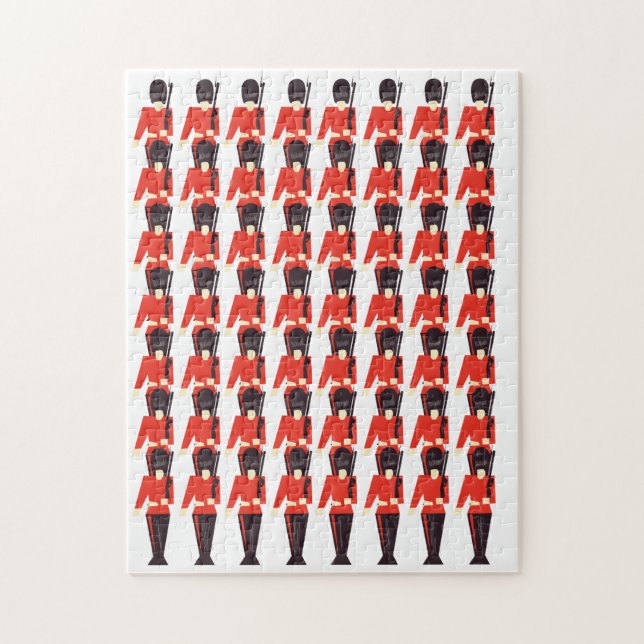 Puzzle Motif des soldats de la Garde Queens (Vertical)