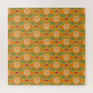 Puzzle Motif d'illustration traditionnel indien.