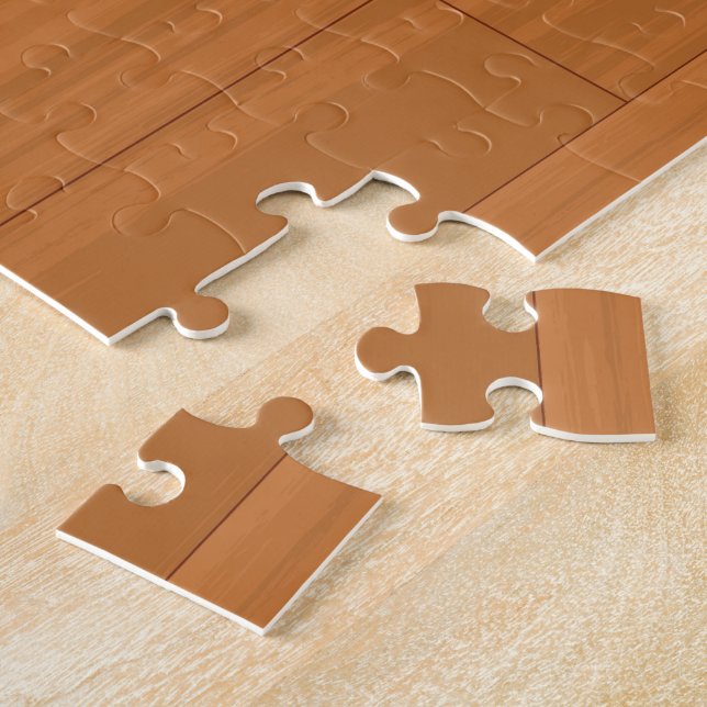 Puzzle Motif en bois de plancher de parquet (Côté)