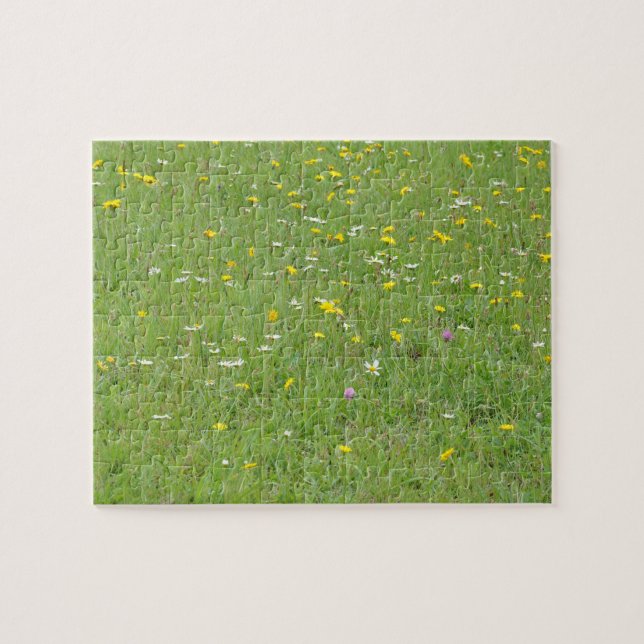 Puzzle motif fleur sauvage (Horizontal)