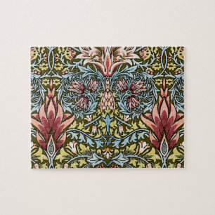 Puzzle Motif floral à tête de serpent de William Morris