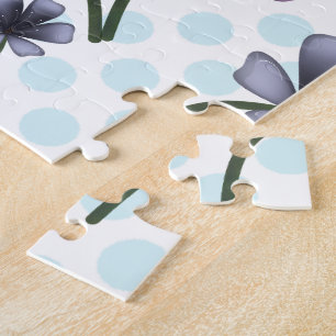 Puzzle Motif floral doux Cottagecore   Esthétique pastel