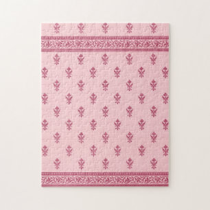 Puzzle Motif floral rose