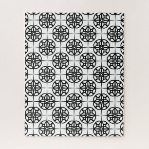 Puzzle Motif géométrique Vibe rétro classique
