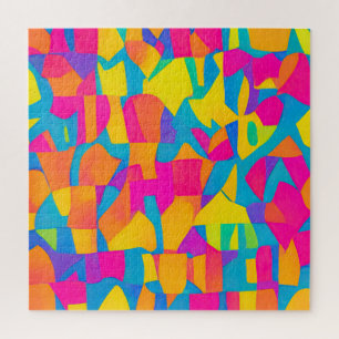 Puzzle motif impair abstrait 8