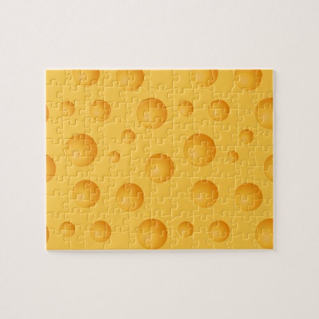 Puzzle Motif jaune de fromage (Horizontal)